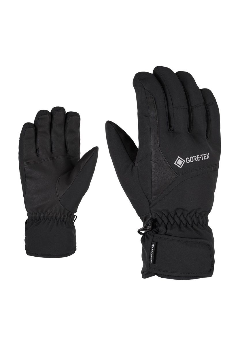 ziener Skihandschuhe "Garwen GTX", wasserdicht, winddicht,, für Damen, schwarz, 6 1/2