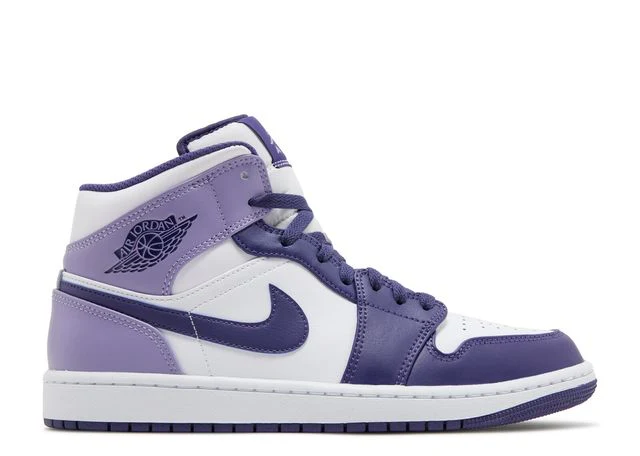 Zweifarbiger Mid-Top-Sneaker