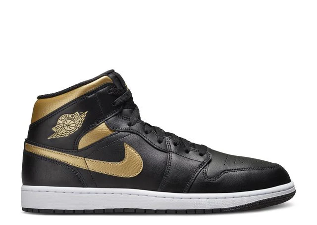 Mid-Top Basketball Leder-Sneakers