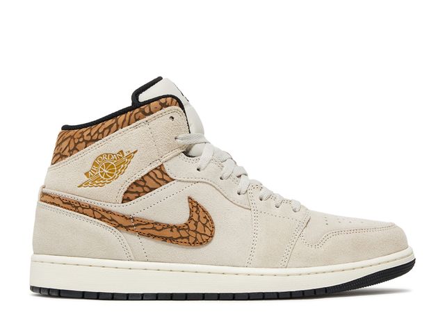Air Jordan 1 Mid Brown Elephant