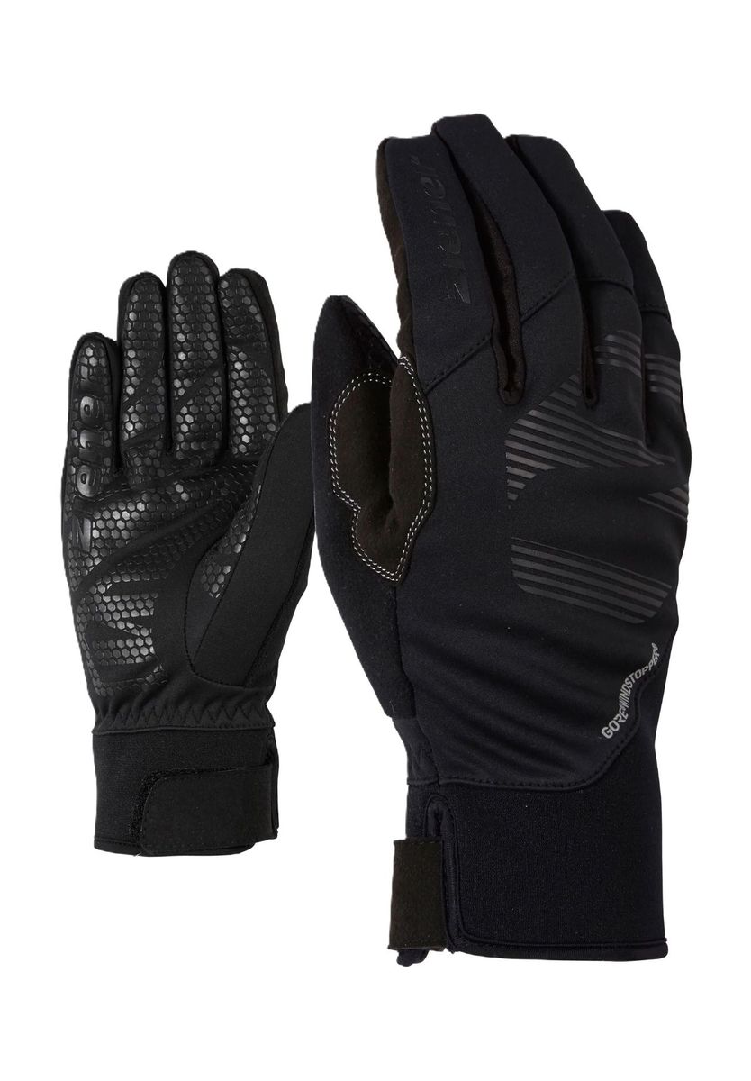 Winddichte Skihandschuhe mit Logo-Detail