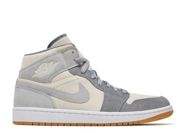 Neutraler Grauer High-Top Sneaker