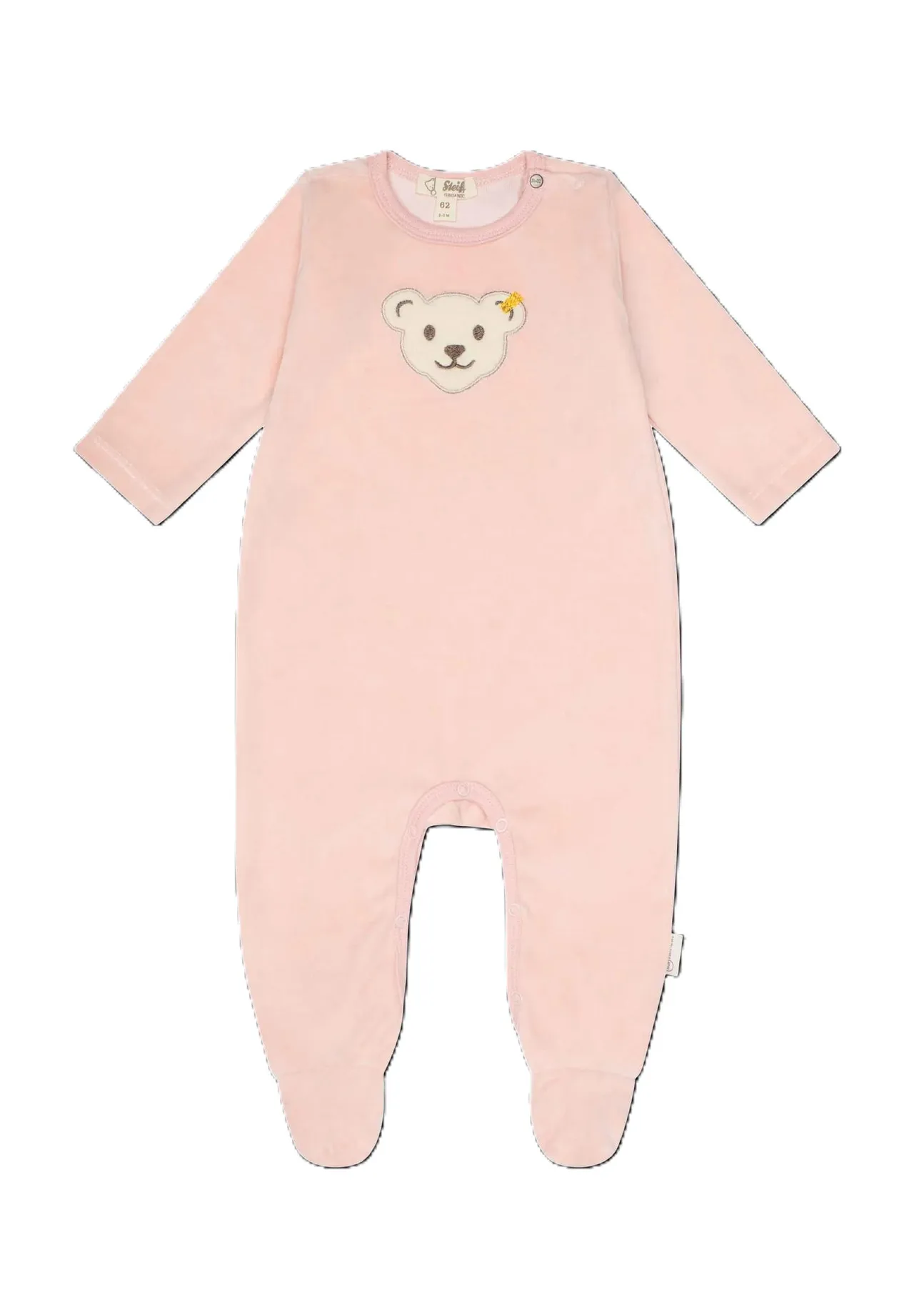 Steiff Strampler, Patch, für Babys und Kleinkinder, rosa, 62