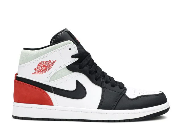 Air Jordan 1 Mid Red Toe
