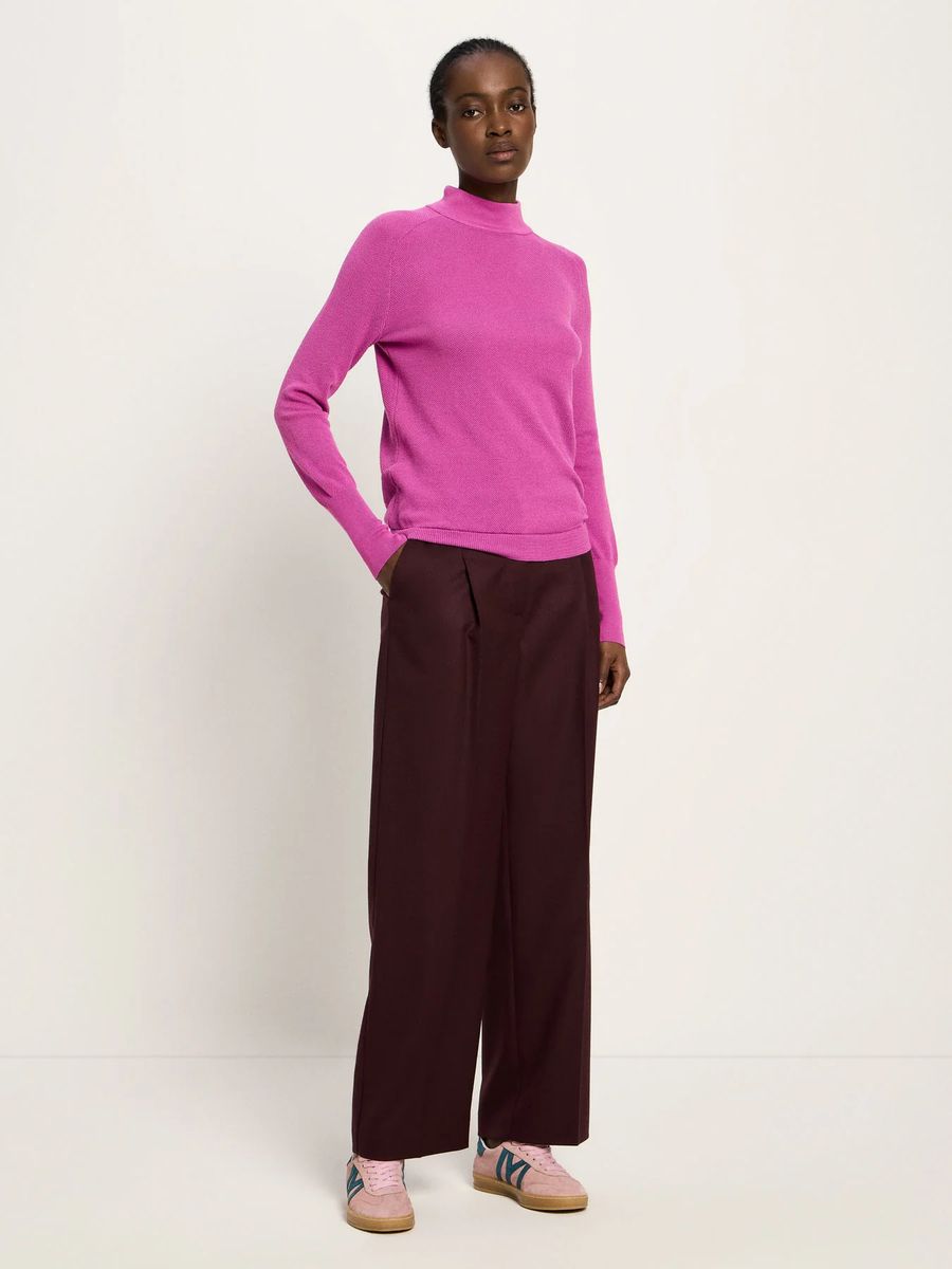 Rollkragenpullover aus Bio-Baumwolle
