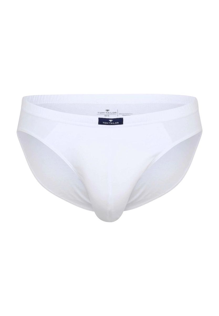 Klassische weiße Baumwollslips im Siebenerpack