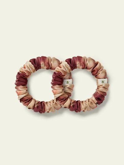 Satin-Scrunchie-Set mit Liberty-Print