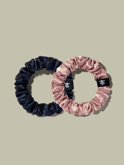Klassisches Seiden-Scrunchie-Set
