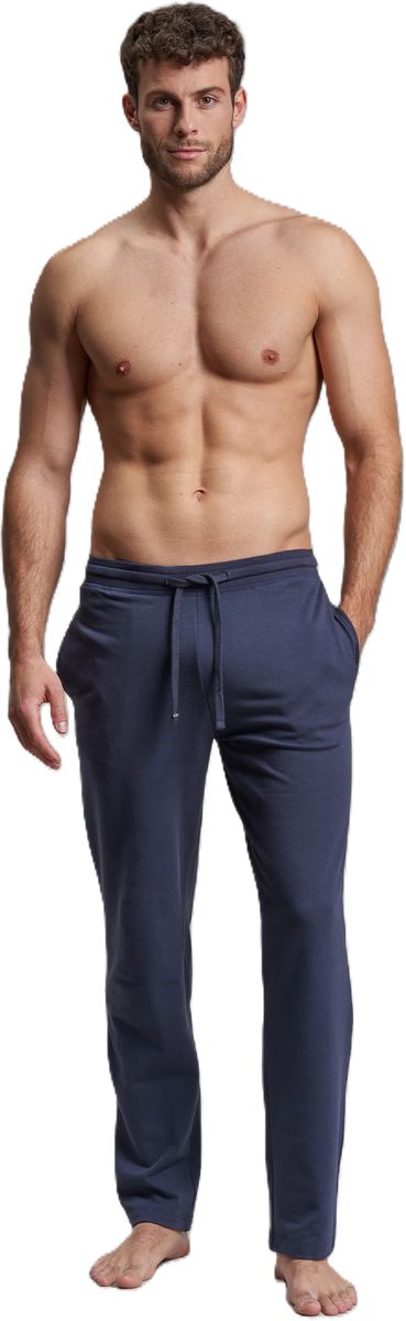 Bequeme Loungehose mit geradem Bein