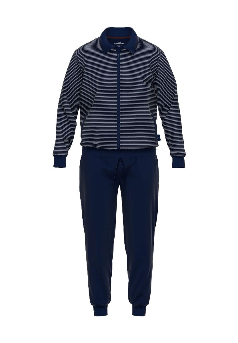 Gestreiftes Loungewear-Set mit Reißverschluss