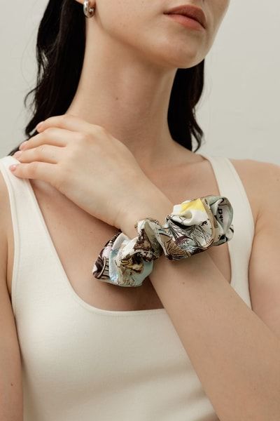 Seiden-Haargummi Haar-Accessoire