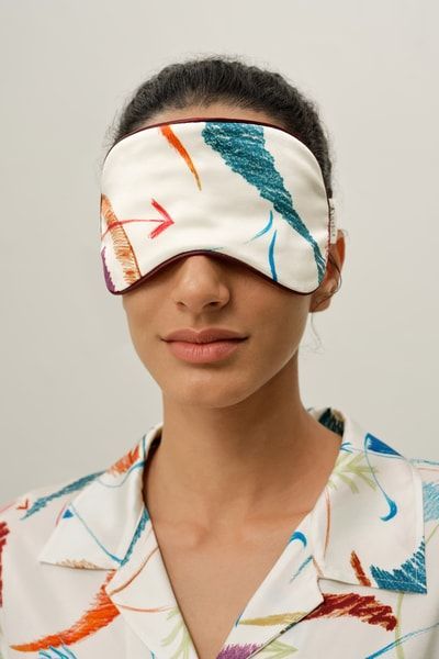 Seiden-Schlafmaske mit Sternzeichen Schütze