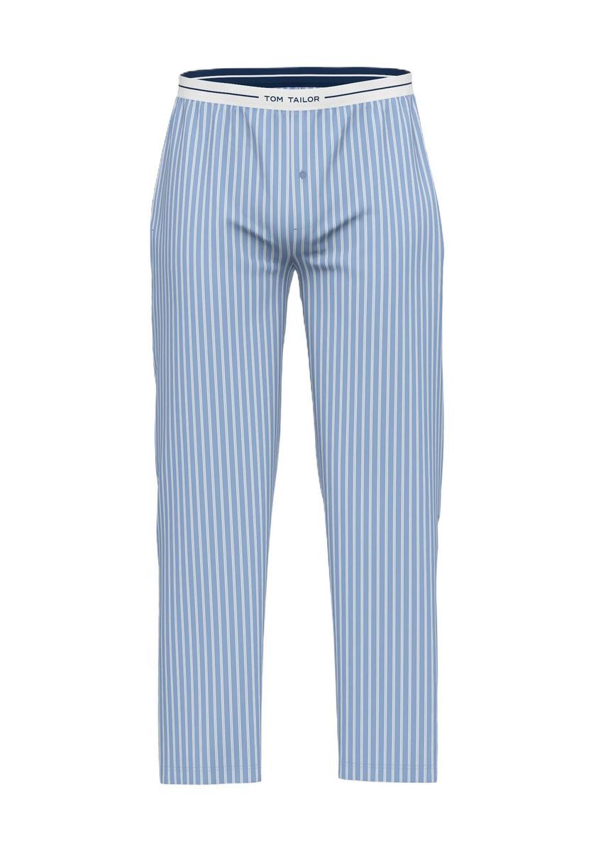 Herren Schlafhose mit Streifenmuster aus Baumwolle