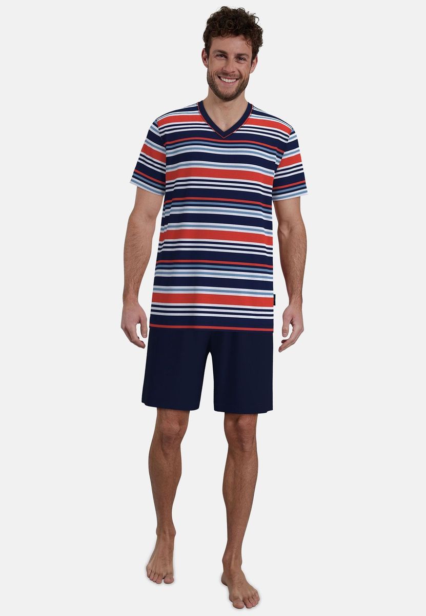 GÖTZBURG Shorty, Paspeln, für Herren, blau|orange, 48