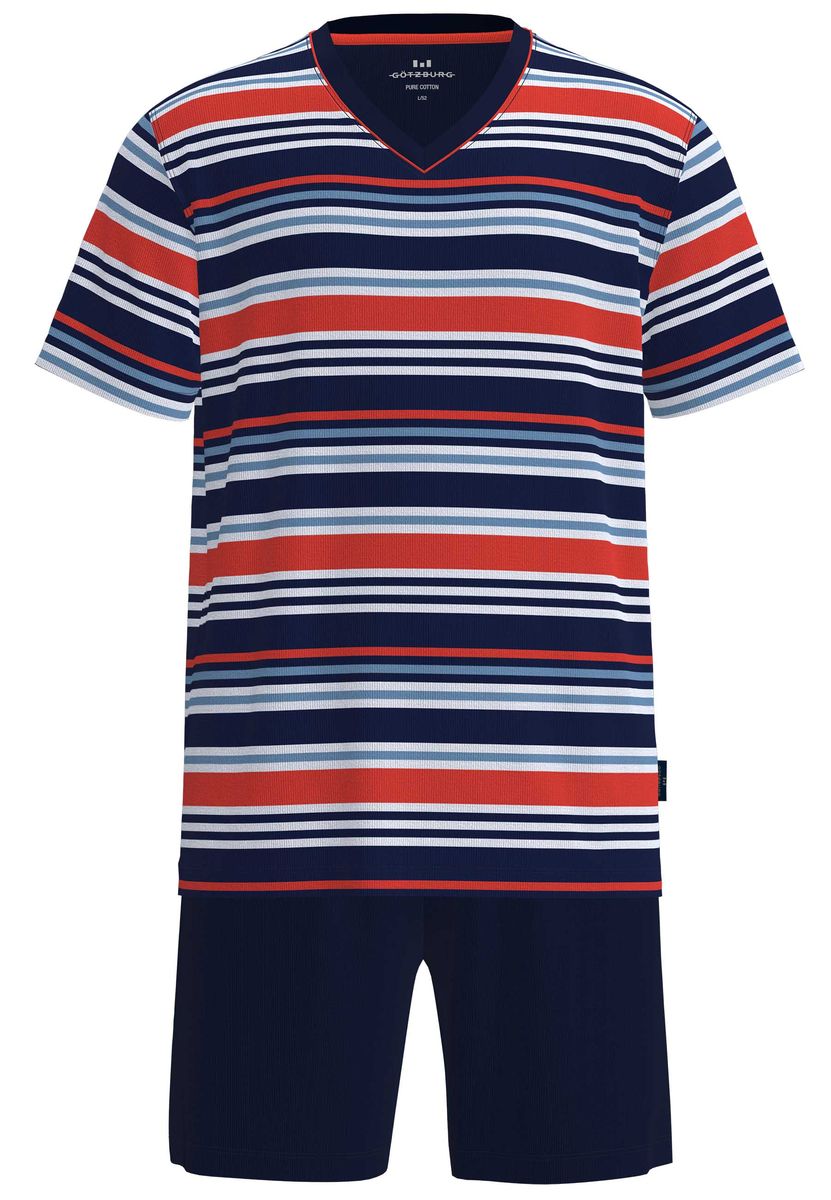 GÖTZBURG Shorty, Paspeln, für Herren, blau|orange, 48