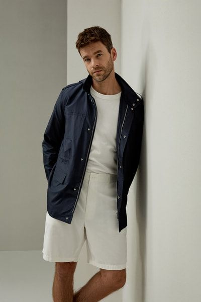 Moderne, wasserdichte Utility-Jacke für Herren