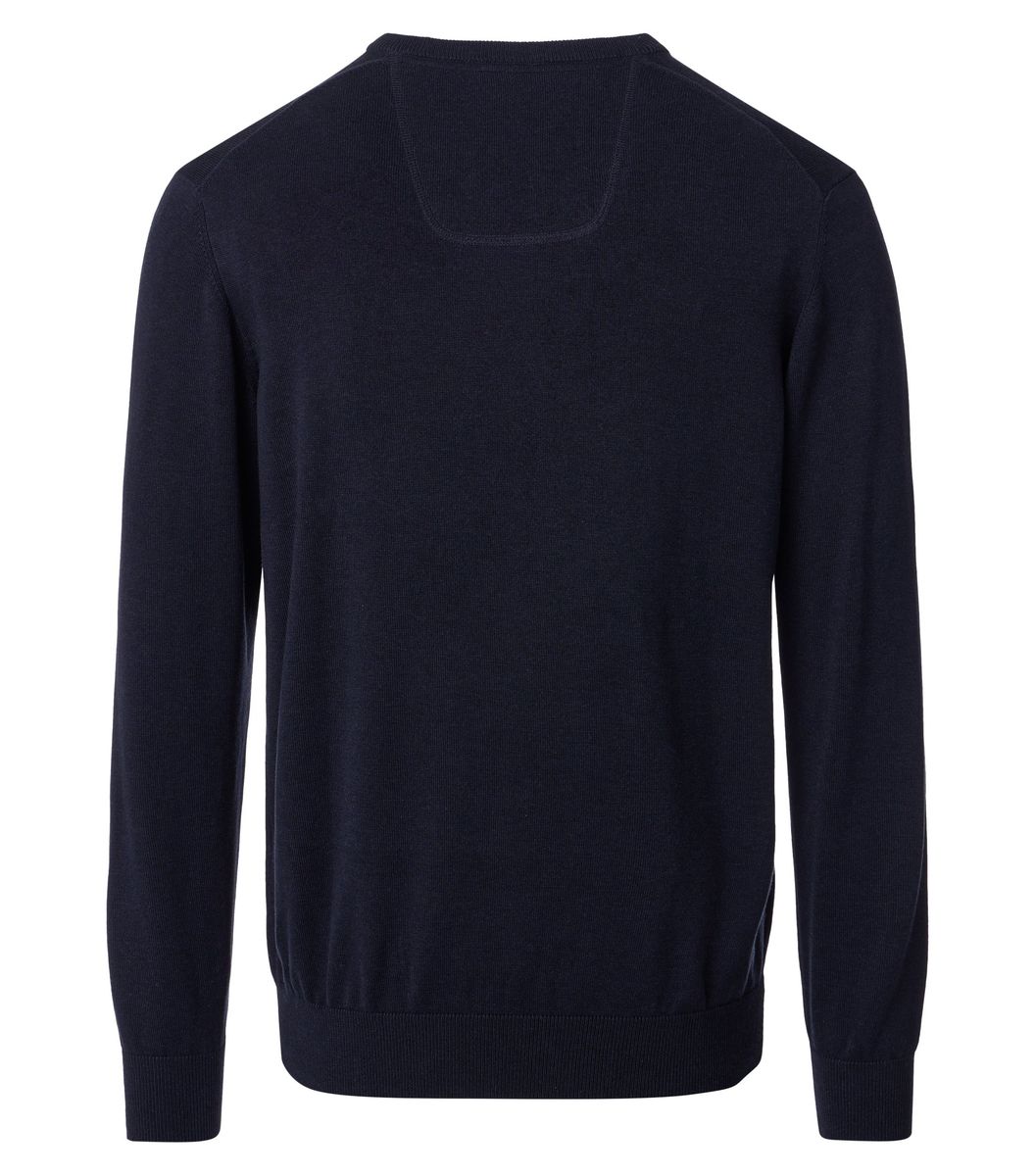 Zeitloser V-Ausschnitt-Pullover aus Pima-Baumwolle