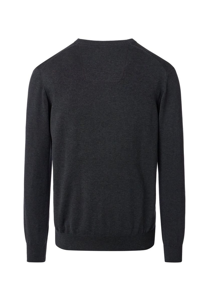 CASAMODA Pullover, V-Ausschnitt, für Herren, grau, M