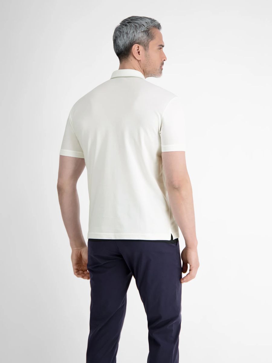 Klassisches Baumwoll-Poloshirt Kobaltblau