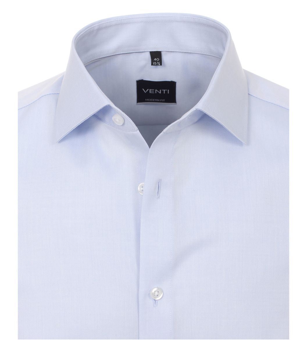 Modern Fit blaues Businesshemd