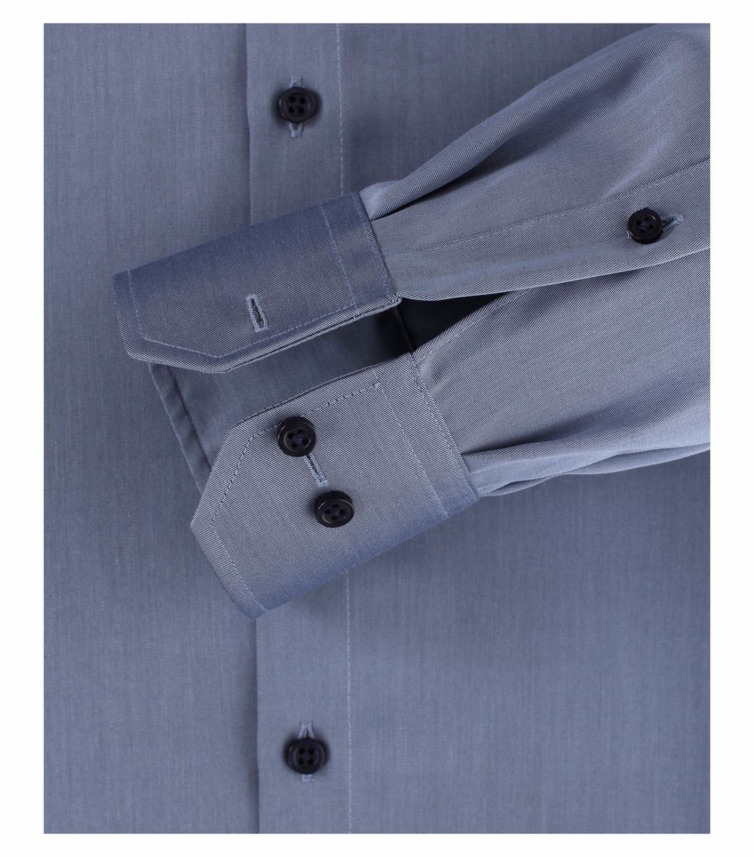 Einfarbiges Modern Fit Businesshemd