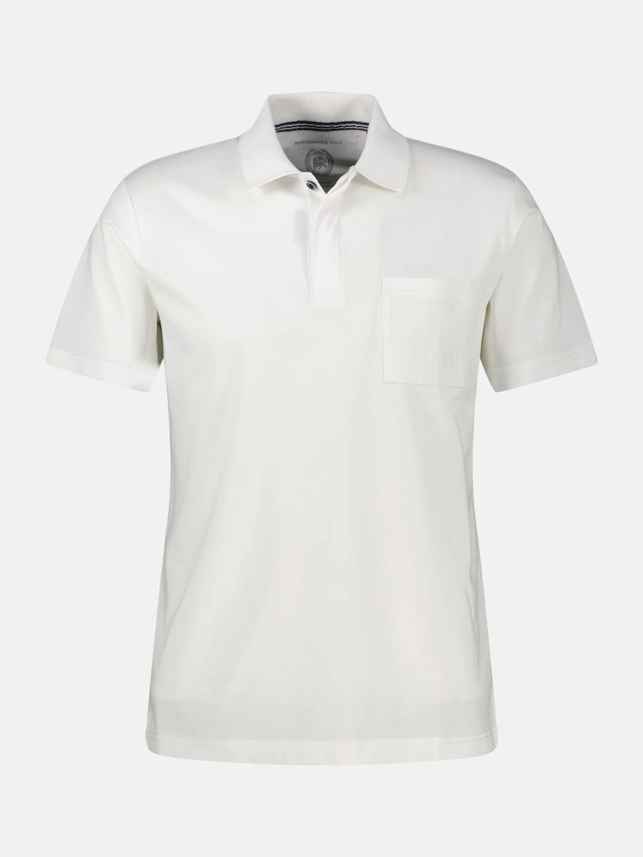Klassisches Baumwoll-Poloshirt mit Tasche