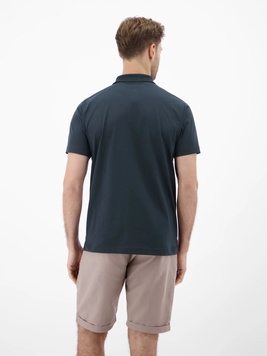 Klassisches Baumwoll-Poloshirt mit Tasche