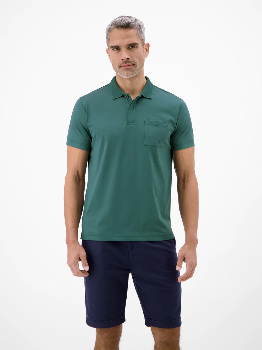 Klassisches Baumwoll-Poloshirt mit Tasche