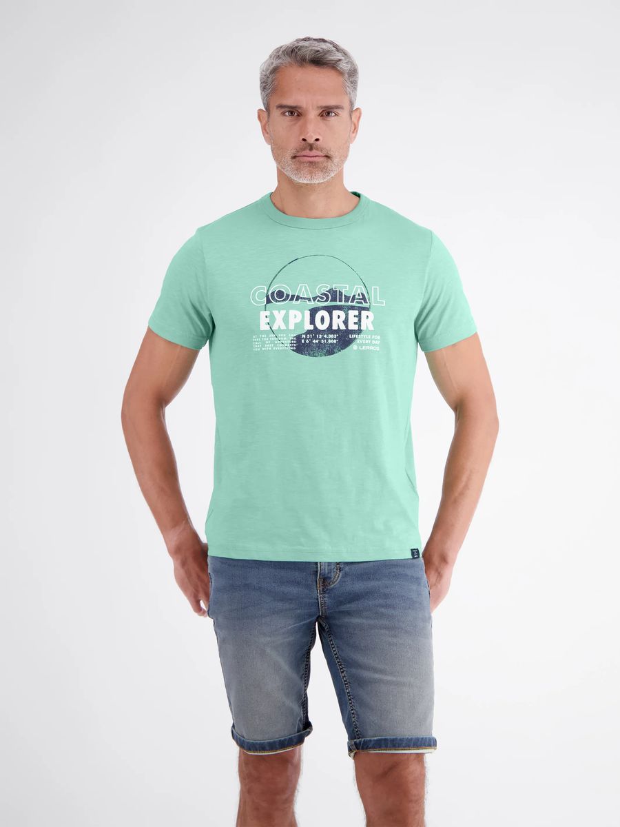 Grafik-T-Shirt mit Coastal Explorer Print