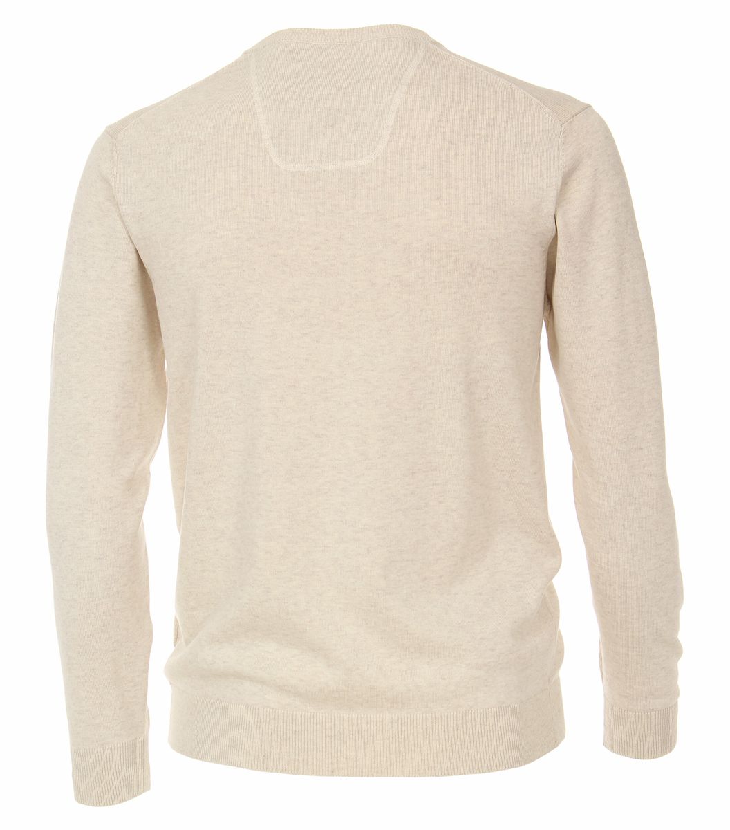 CASAMODA Herren Pullover uni, beige, M
