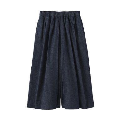 Damen Culottes aus leichtem Kapok-Denim