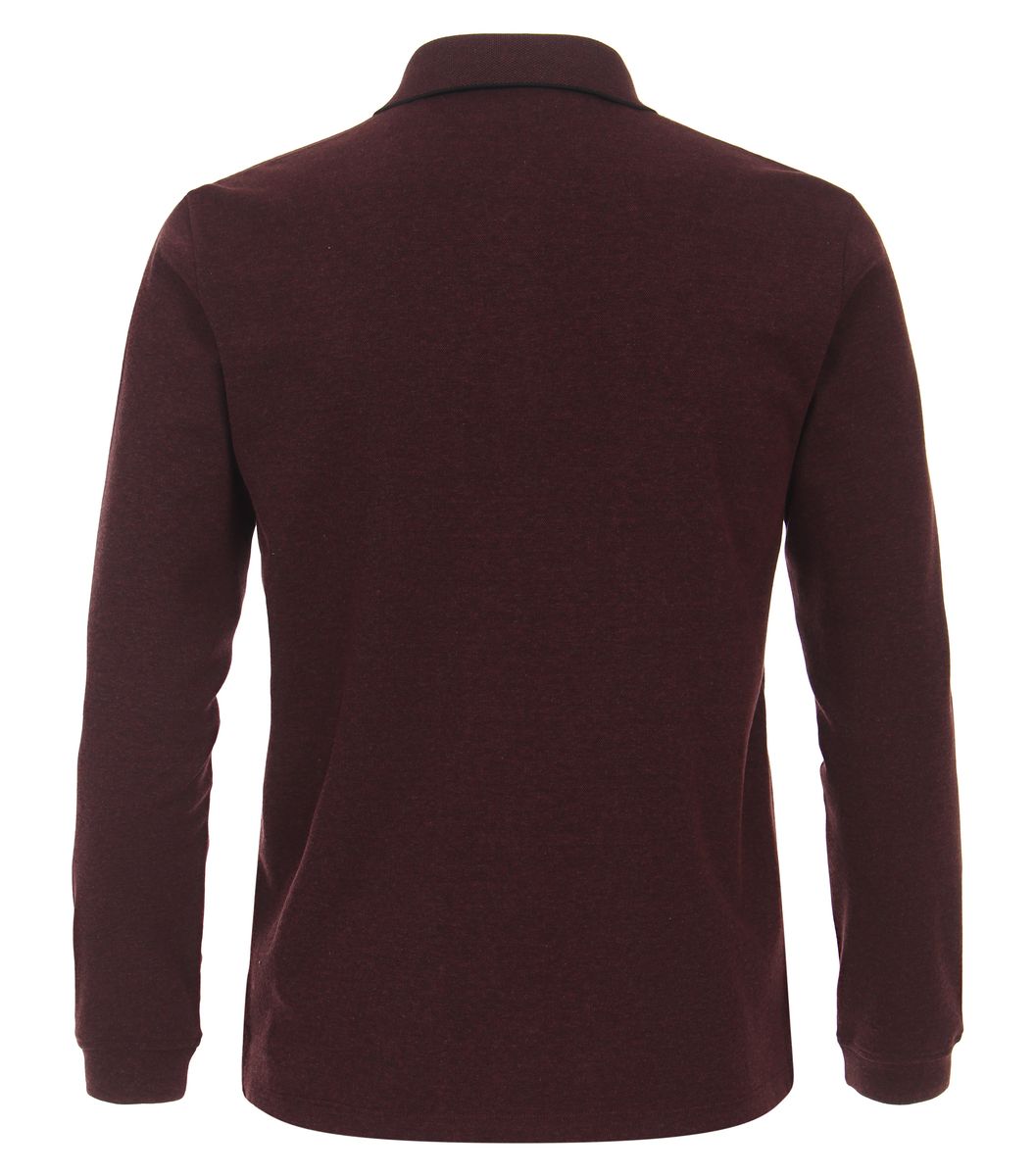 Langarm-Poloshirt mit Brusttasche