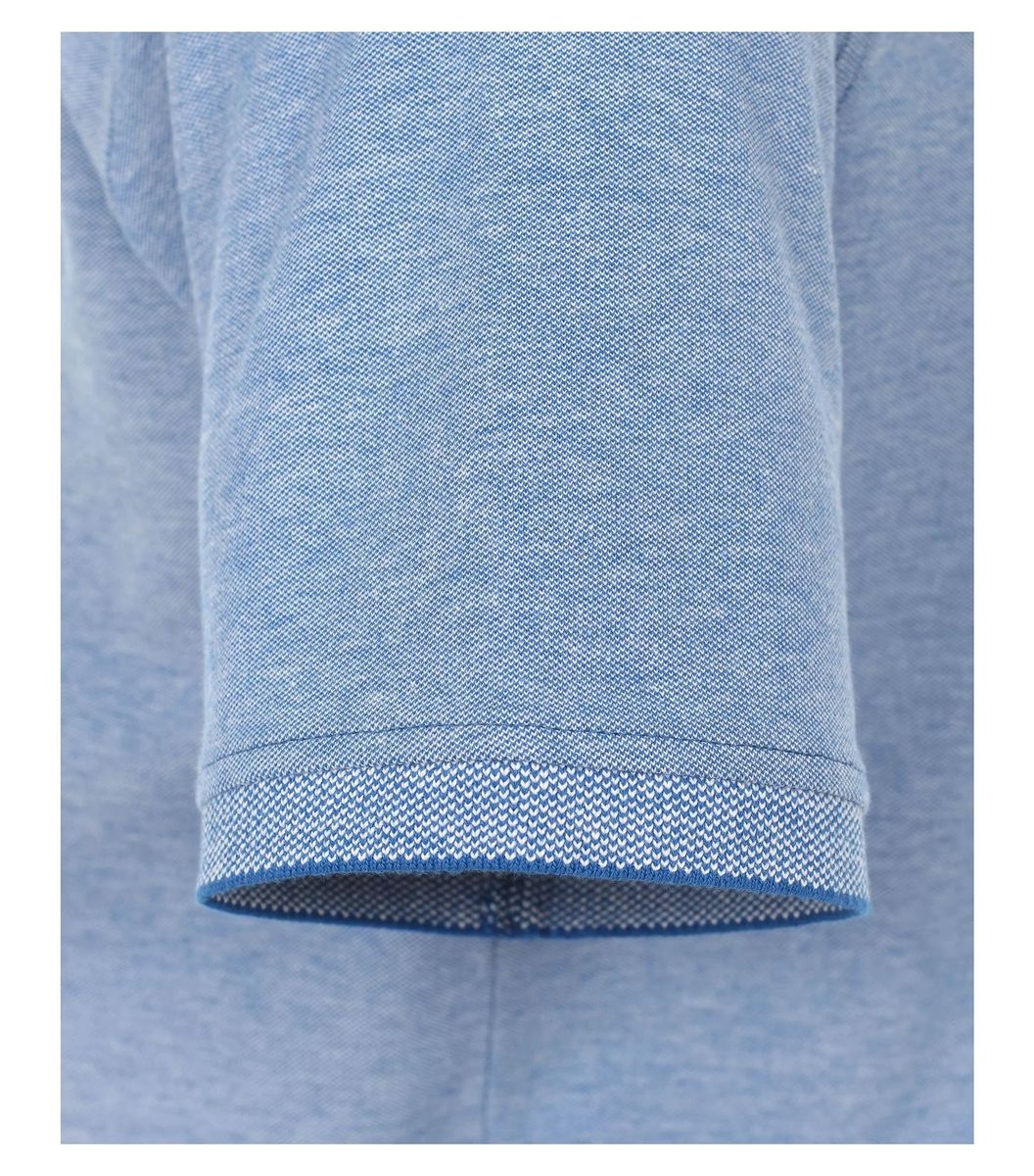 Uni Marineblau Baumwollmischung Poloshirt