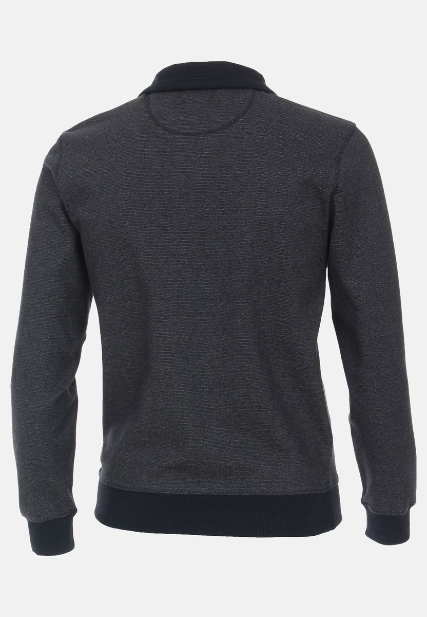 Herren Baumwollmischung Troyer mit Reißverschluss