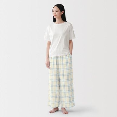 Damen-Loungewear-Set mit Doppelgaze-Hose