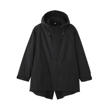 Herren Parka aus leichtem Baumwoll-Canvas