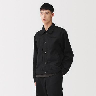 Herren Jacke aus recyceltem Polyester-Denim