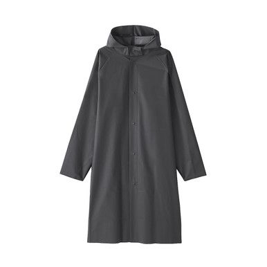 Unisex Regenmantel mit Kapuze, anpassbare Länge