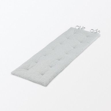 MUJI | Langes Sitzkissen aus Baumwolle mit Cool-Touch-Effekt