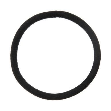 Schwarzes elastisches Haargummi