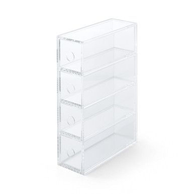 Klare Acryl Aufbewahrungsbox mit Schubladen
