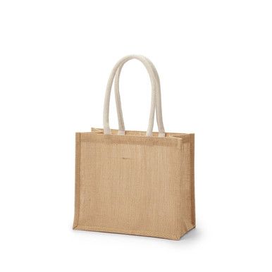 Einfache Jute B5 Tragetasche