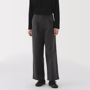 Damen Chino-Hose mit Bundfalten, lockere Passform