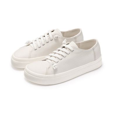 Leder-Schnürschuhe mit niedrigem Schaft
