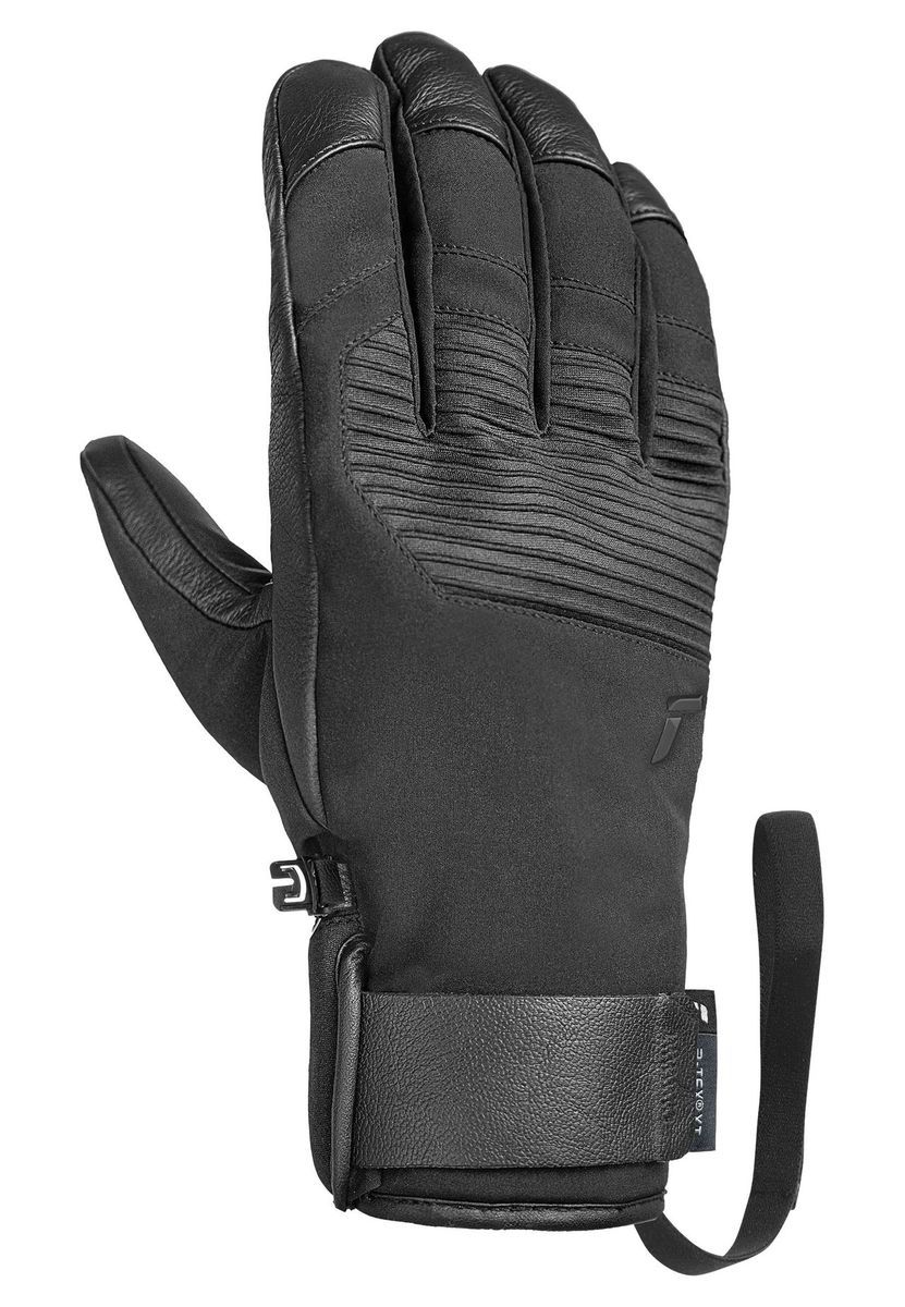 Strapazierfähige Unisex-Skihandschuhe mit Lederhandfläche