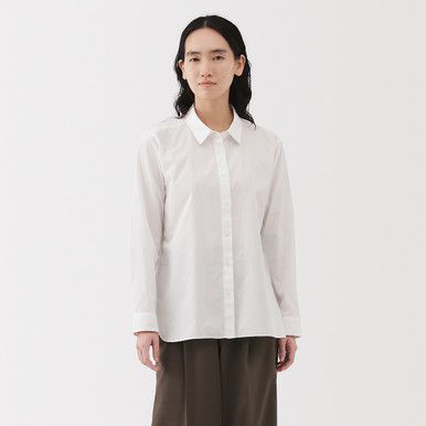 Klassisches Baumwollhemd mit Washed-Optik