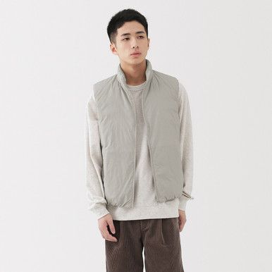 Leichte Herren Daunenweste aus recyceltem Nylon