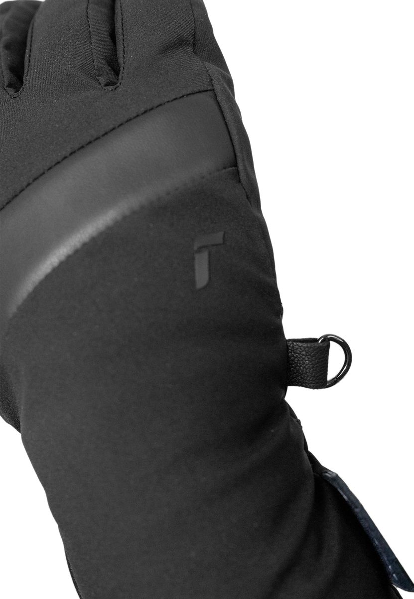 reusch Fingerhandschuhe, winddicht, für Damen, schwarz, 6