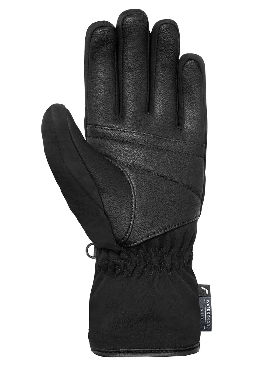 reusch Fingerhandschuhe, winddicht, für Damen, schwarz, 6