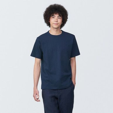 Schweres Baumwolljersey T-Shirt mit lockerer Passform